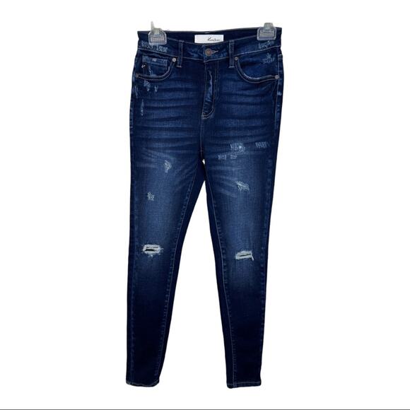 KanCan Hilarie High Rise Distressed Super Skinny Jeans - Picture 4 of 11